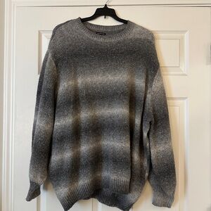 Who What Wear Gray Ombre Sweater